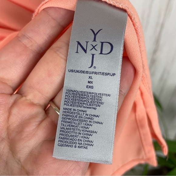 Not Your Daughters Jeans peach blouse XL - Picture 3 of 5